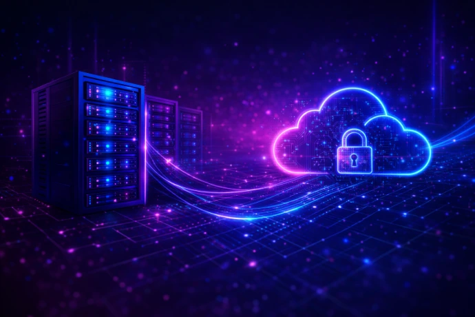 Modern IT infrastructure and cloud technology